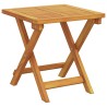 Chaises longues lot de 2 avec table bois massif d'acacia 