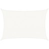 Voile d'ombrage 160 g/m² Blanc 3x4 m PEHD 