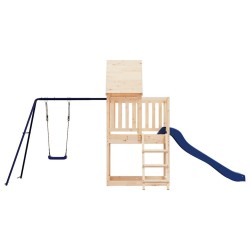 Aire de jeux d'extérieur bois de pin massif 