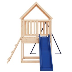 Aire de jeux d'extérieur bois de pin massif 