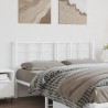 Tête de lit métal blanc 150 cm 