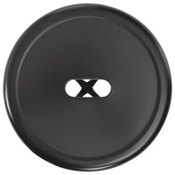 Tabourets de bar lot de 6 noir acier 