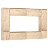 Meubles TV 8 pcs Bois massif de pin 