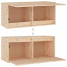 Meubles TV 8 pcs Bois massif de pin 