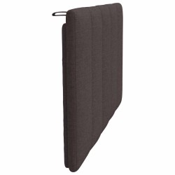 Coussin de tête de lit marron foncé 90 cm tissu 