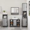Ensemble de meubles de salle de bain 4 pcs sonoma gris 