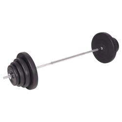 Ensemble d'haltères et barres d'haltères 120 kg 