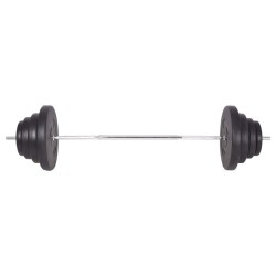 Ensemble d'haltères et barres d'haltères 120 kg 