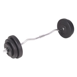 Ensemble d'haltères et barres d'haltères 120 kg 