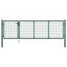 Portillon Acier 350x100 cm Vert 