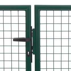 Portillon Acier 350x100 cm Vert 