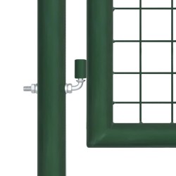 Portillon Acier 350x100 cm Vert 