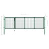 Portillon Acier 350x100 cm Vert 