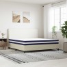 Matelas à ressorts ensachés dureté moyenne 200x200 cm 