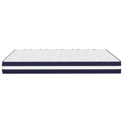 Matelas à ressorts ensachés dureté moyenne 200x200 cm 