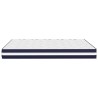 Matelas à ressorts ensachés dureté moyenne 200x200 cm 