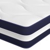 Matelas à ressorts ensachés dureté moyenne 200x200 cm 