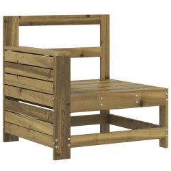 Salon de jardin 5 pcs bois de pin imprégné 