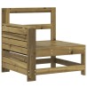 Salon de jardin 5 pcs bois de pin imprégné 