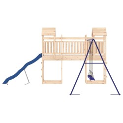 Aire de jeux d'extérieur bois de pin massif 