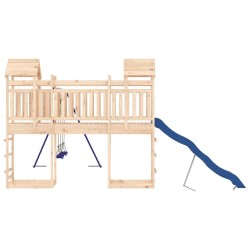 Aire de jeux d'extérieur bois de pin massif 