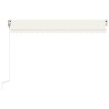 Auvent rétractable automatique 400x350 cm Crème 