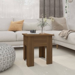 Table basse chêne marron 40x40x42 cm bois d'ingénierie 