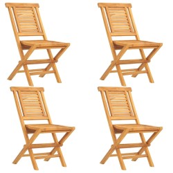 Ensemble à manger de jardin 5 pcs Bois de teck massif 