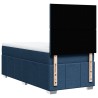 Sommier à lattes de lit avec matelas Bleu 80x200 cm Tissu 