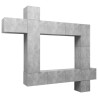 Ensemble de meuble TV 9 pcs Gris béton Bois d'ingénierie 