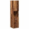 Ensemble de meubles salle de bain 4 pcs bois d'ingénierie 