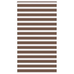 Store zèbre marron 135x200cm largeur du tissu 130,9cm polyester 