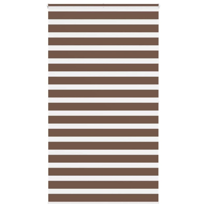 Store zèbre marron 135x200cm largeur du tissu 130,9cm polyester 