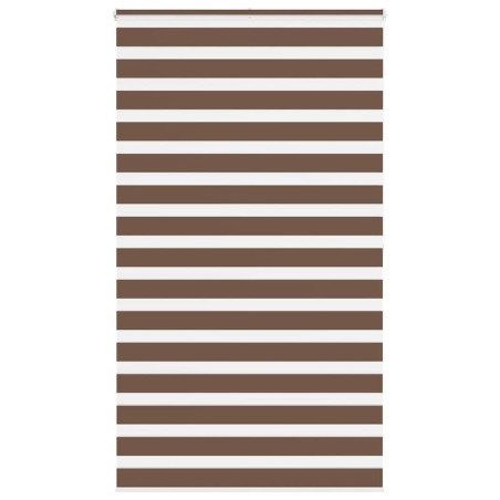 Store zèbre marron 135x200cm largeur du tissu 130,9cm polyester 