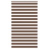 Store zèbre marron 135x200cm largeur du tissu 130,9cm polyester 