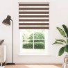 Store zèbre marron 135x200cm largeur du tissu 130,9cm polyester 