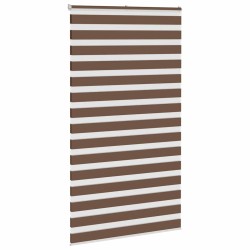 Store zèbre marron 135x200cm largeur du tissu 130,9cm polyester 