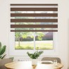 Store zèbre marron 120x100cm largeur du tissu 115,9cm polyester 