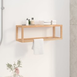 Porte-serviette 60x20x20 cm Bois massif de noyer 