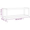 Porte-serviette 60x20x20 cm Bois massif de noyer 