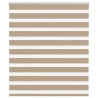 Store zèbre marron sable largeur du tissu 115,9 cm polyester 