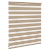 Store zèbre marron sable largeur du tissu 115,9 cm polyester 