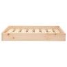 Lit pour chien 71,5x54x9 cm Bois de pin solide 