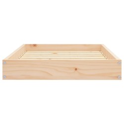 Lit pour chien 71,5x54x9 cm Bois de pin solide 