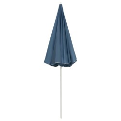 Parasol de plage bleu 240 cm 