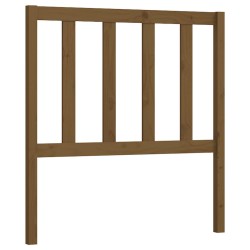 Tête de lit Marron miel 81x4x100 cm Bois massif de pin 