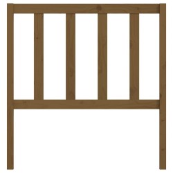 Tête de lit Marron miel 81x4x100 cm Bois massif de pin 