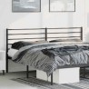 Tête de lit métal noir 180 cm 