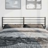 Tête de lit métal noir 180 cm 