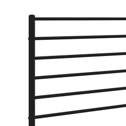Tête de lit métal noir 180 cm 